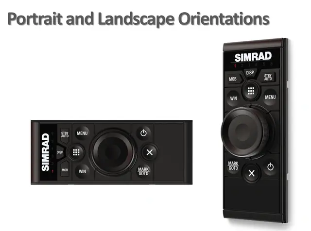 OP-50 Fjernkontroll Liggende & stående 