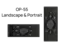 OP-55 Fjernkontroll Liggende &amp; stående