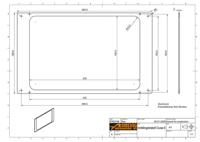Adapterplate for Kartplottere 