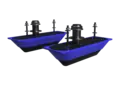 StructureScan 3D SS Thu-hull - dual Rustfritt med 2 gjennomgående givere