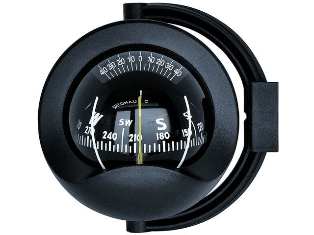 C8-0025 magnetkompass m. belysning 85mm. 12/24V. Svart. 