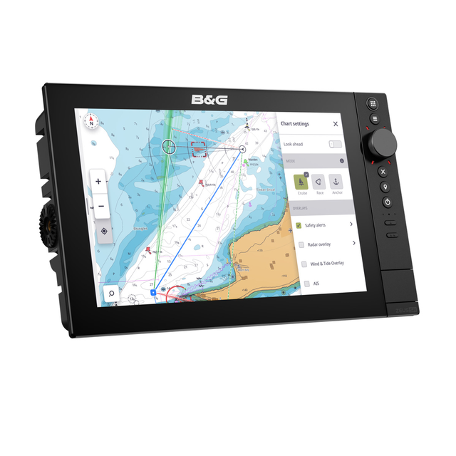 Zeus SR-12 Kartplotter 12-toms m. GPS, Gigabit Ethernet, Wifi 