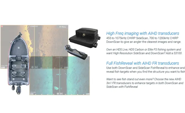 S3100H Ekkoloddmodul Med bølgekompensasjon 