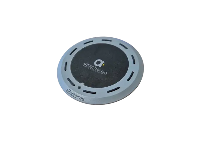 AlfaCharge induktiv ladeplate 12/24V Lader mobiltelefoner mm. 12/24V DC inn. 