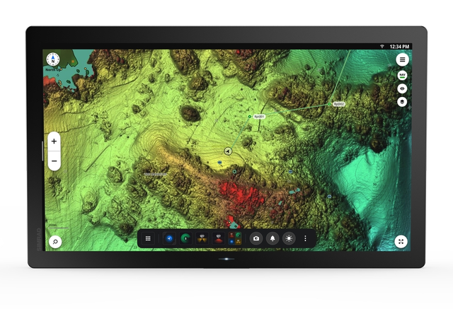 NSO4-24 Glass Bridge MFD 24" Multi-touch Panel-PC m. NEON™ OS. 