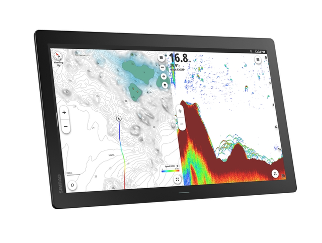 NSO4-22 Glass Bridge MFD 22" Multi-touch Panel-PC m. NEON™ OS. 