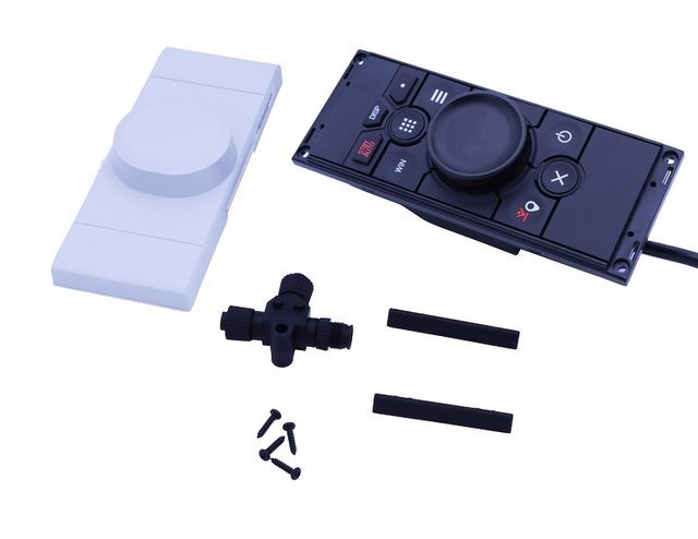 OP-55 fjernbetjening, stående Kablet kontrollenhet (portrait) 