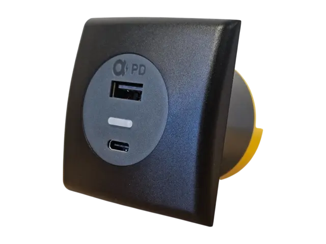 Alfatronix - 60W USB Lader 1x USB-A, 1x USB-C 