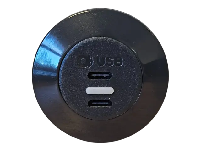 Alfatronix - USB-C Front-Fit lader 2x USB-C, 12/24V 