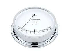 CL175C nautisk klinometer, chrome 175mm. Måler skipets krengning.