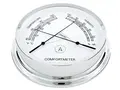 TH75C nautisk komfortmeter, chrome 175mm. Temperatur og hygrometer