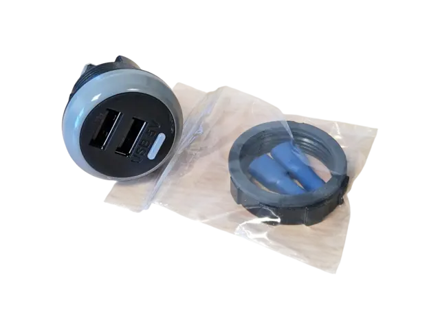 PVPro-D USB-A lader 12/24VDC x2 USB-A 