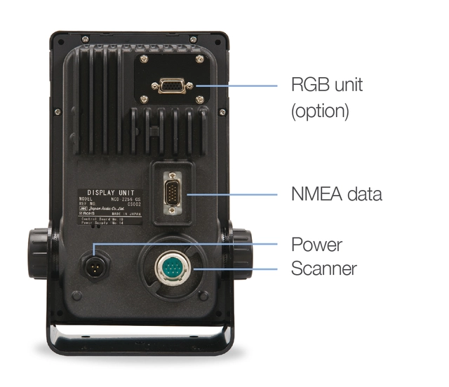 JRC Radar 7" Farge LCD 1,5 Lukket 4kW antenne 