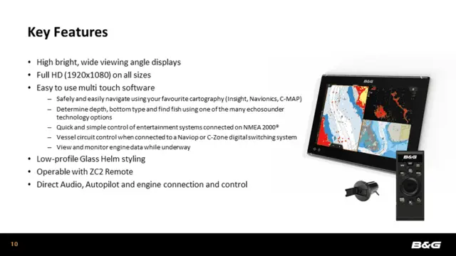 Zeus3S Glass Helm MFD 16" - kun display Touchscreen med fjernbetjeningsopsjoner 