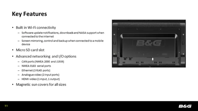 Zeus3S Glass Helm MFD 16" - kun display Touchscreen med fjernbetjeningsopsjoner 