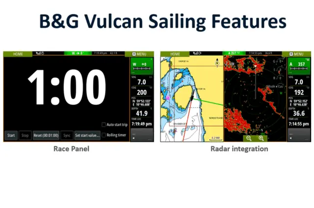 Vulcan 7 R kartplotter (u. svinger) Multitouch, NMEA2000, GPS, Wi-Fi mm. 