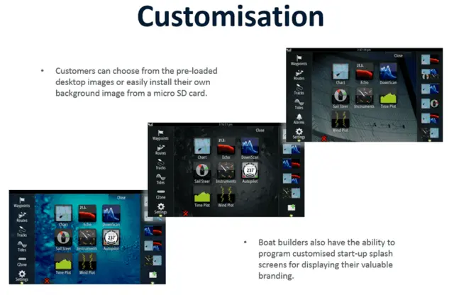 Vulcan 7 R kartplotter (u. svinger) Multitouch, NMEA2000, GPS, Wi-Fi mm. 