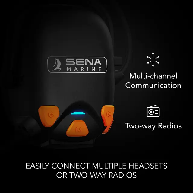 Nautitalk N2R headset Maritim intercom med mesh-teknologi 