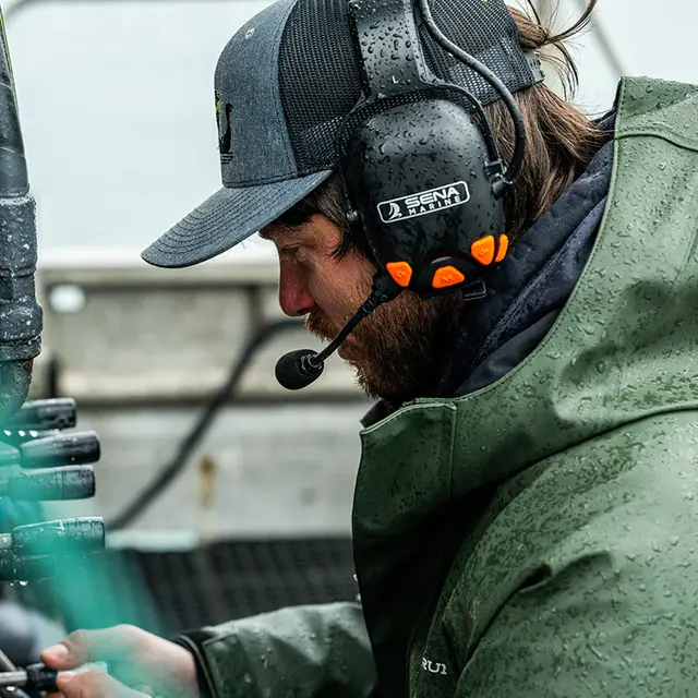 Nautitalk N2R headset Maritim intercom med mesh-teknologi 