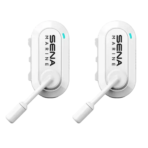 Nautitalk CREW headsets, dual pack Sett m. 2stk kompakte maritime intercoms 