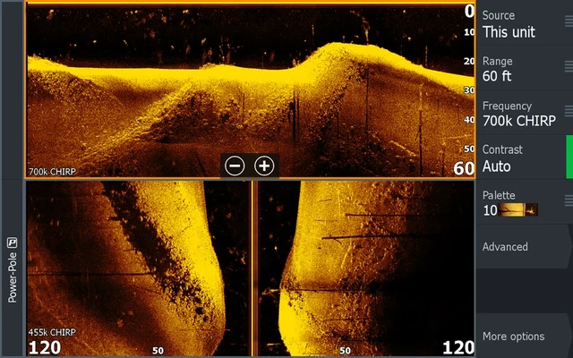 ActiveImaging™ HD 3-in-1 hekksvinger CHIRP, SideScan™ og DownScan (HD) 