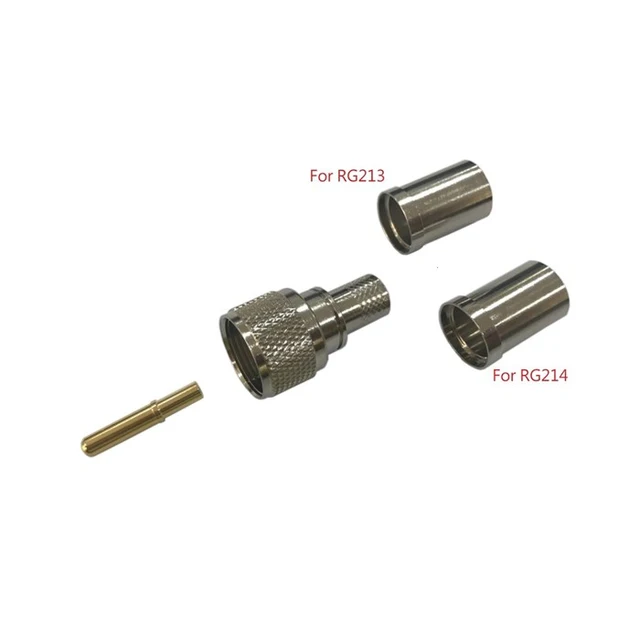 PLUGG UHF HAN RG213-U-RG214-U CRIMP 