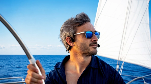 Nautitalk Open intercom headset Bone conduction headset for marine crew 