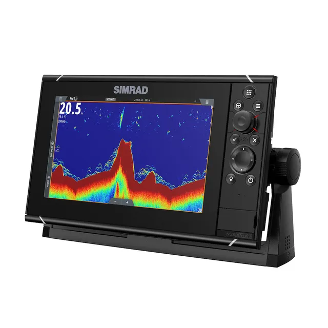 NSS evo3S Series kartplotter Innebygd dobbeltkanals 1kW ekkolodd 