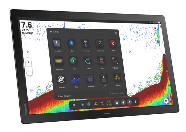 NSO4 Glass Bridge Series MFD Multi-touch panel-PC m. NEON OS 