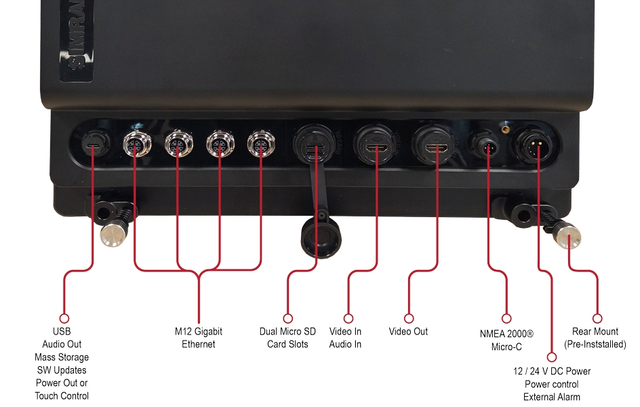 NSO4 Glass Bridge Series MFD Multi-touch panel-PC m. NEON OS 