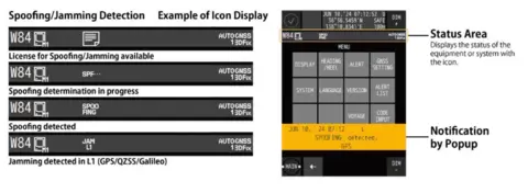 Spoofing detection licenses JLR-41