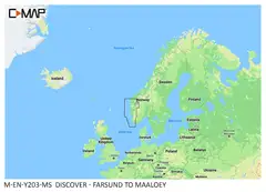 DISCOVER kart - Farsund to M&#229;l&#248;y Simrad NSS/GO/Cruise, B&amp;G Zeus/Vulcan