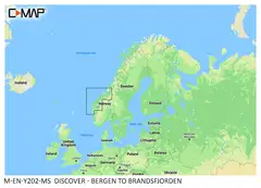 DISCOVER Kart - Bergen to Brandsfjorden Simrad NSS/GO/Cruise, B&amp;G Zeus/Vulcan