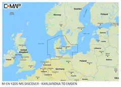 DISCOVER Kart - Karlskrona to Emden Simrad NSS/GO/Cruise, B&amp;G Zeus/Vulcan