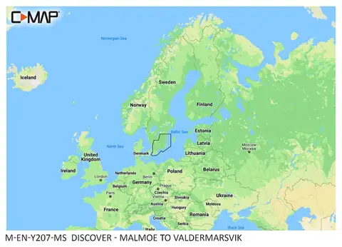 DISCOVER Kart - Malm&#246; to Valdermarsvik Simrad NSS/GO/Cruise, B&amp;G Zeus/Vulcan