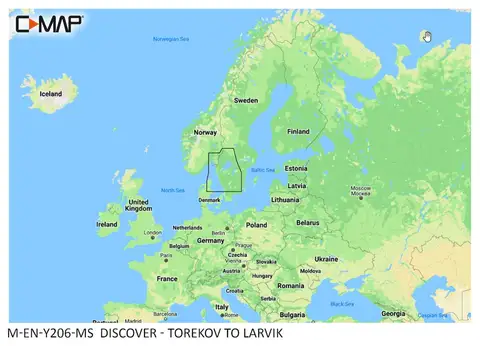 DISCOVER Kart - Torekov to Larvik Simrad NSS/GO/Cruise, B&amp;G Zeus/Vulcan