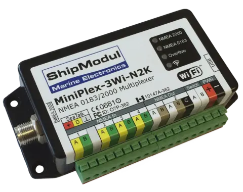 MiniPlex-3WI-N2K multiplekser NMEA0183/USB/WIFI/SeaTalk