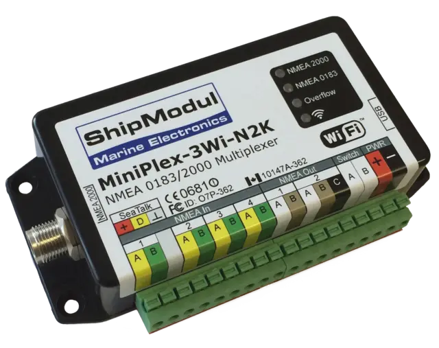 MiniPlex-3WI-N2K multiplekser NMEA0183/USB/WIFI/SeaTalk 