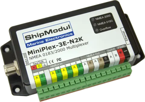 MiniPlex-3E-N2K multiplekser NMEA0183/Ethernet/2000/SeaTalk