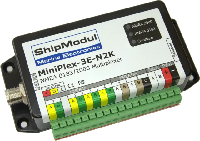 MiniPlex-3E-N2K multiplekser NMEA0183/Ethernet/2000/SeaTalk 