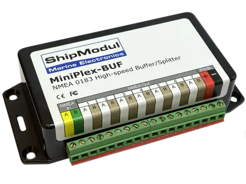 MiniPlex NMEA-buffer NMEA0183 high-speed splitter, 1 inn/7 ut
