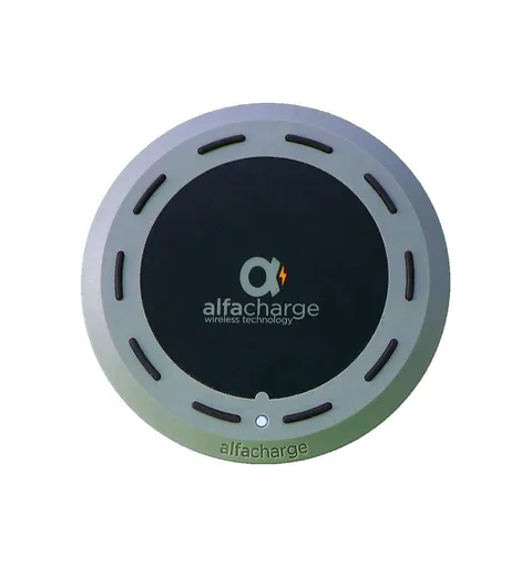 AlfaCharge induktiv ladeplate 12/24V Lader mobiltelefoner mm. 12/24V DC inn.