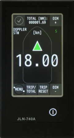 Doppler Speed Log With color display and distribution unit
