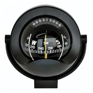 C8-0025 magnetkompass m. belysning 85mm. 12/24V. Svart.