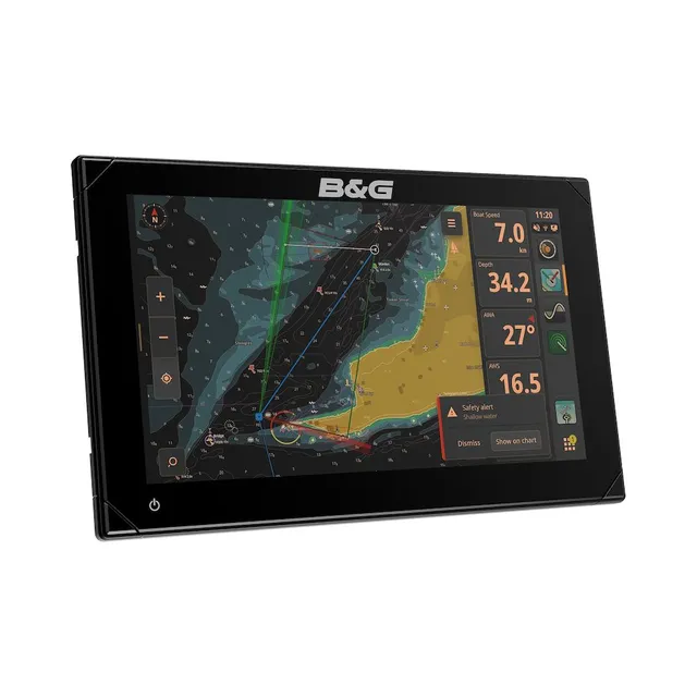 Zeus S9 kartplotter 9-toms HD skjerm. GPS, WiFi, ekkolodd. 