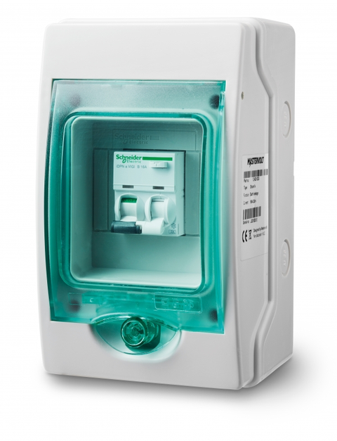 Shore Fix jordfeilbryter 16A/30MA I kapsling. 