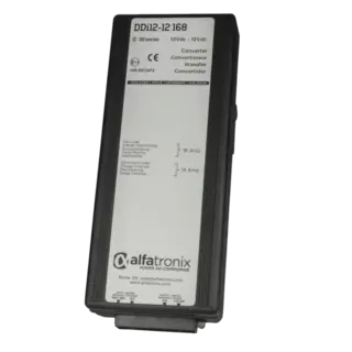 DDi12-12 168 spenningsomformer (DC-DC) 8.4-15.6Vdc inn 13.6V ut 168W m.galv.sk