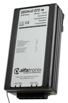 DDi24-12 072-M spenningsomformer (DC-DC) Spes. utgave med 12.0V (+/-5%)