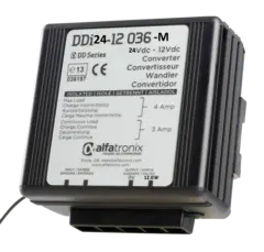 DDI24-12 036-M spenningsomformer (DC-DC) Spes. utgave med 12.0V (+/-5%)