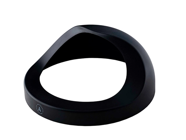 C15 magnetkompass m. belysning 100mm. 12/24V.  Svart. Flushmontering 